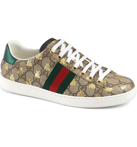 gucci ace sneakers high fed|gucci bee sneakers women's.